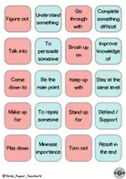 Vorschau - Spiele - Phrasal verbs B2 match up - Seite 2