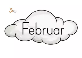 Vorschau - Mal- und Bastelvorlagen - Geburtstagskalender: Wolken - Seite 3