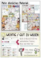 Vorschau - Mal- und Bastelvorlagen - Growth Mindset Brettspiel zum Zeugnis / Schuljahresende - Seite 1