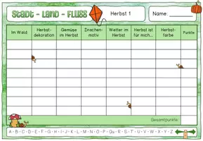 Vorschau - Spiele - Stadt-Land-Fluss zum Thema Herbst - Seite 2