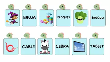 Vista previa - Juegos / Gamificación - MEMORY SÍLABAS TRABADAS BR BL - página 1