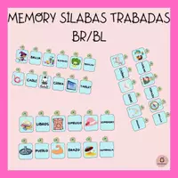 Vista previa - Juegos / Gamificación - MEMORY SÍLABAS TRABADAS BR BL - Portada