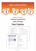 Vorschau - Audio-Dateien - Fast Fashion (Listening Comprehension / Hörverständnis | Englisch EF Q1 Q2) - Deckblatt