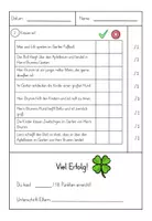 Vorschau - Test - Lesetest zum Thema Frühling Klasse 3 mit Lösung - Seite 3