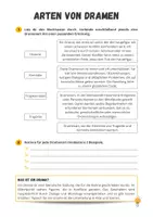 Vorschau - Arbeitsblätter - Drama: Dramenarten - Seite 1