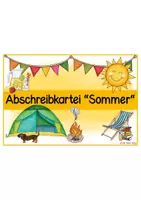 Vorschau - Stationenlernen - Sparpaket - Lese- & Abschreibkarteien Jahreszeiten - Druckschrift - Seite 2