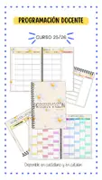 Vista previa - Para docentes: organización, planificación y formación - CUADERNO PROGRAMACIÓN DOCENTE - Portada