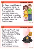 Vorschau - Arbeitsblätter - Feuerwehr - Lese- & Abschreibkartei Druckschrift - Seite 2