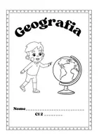 anteprima - Materiale di supporto/inclusione - Quaderno di geografia classe 2 - Pagina di copertina
