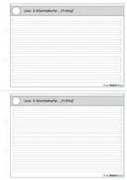 Vorschau - Arbeitsblätter - Sparpaket - Lese- & Abschreibkarteien Jahreszeiten - Schulausgangsschrift - Seite 3