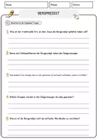 Vorschau - Arbeitsblätter - Bergpredigt Arbeitsblätter mit Fragen + Lösungen Religion Lesetext - Seite 3