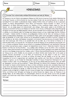 Vorschau - Arbeitsblätter - Hinduismus Arbeitsblätter mit Fragen + Lösungen Religion Lesetext - Seite 1