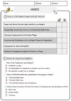 Vorschau - Arbeitsblätter - Hospiz Arbeitsblätter mit Fragen + Lösungen Religion Leseverstehen und Wortschatz - Seite 2