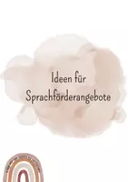 Vorschau - Merkblätter - Ideen für Sprachförderangebote - Deckblatt