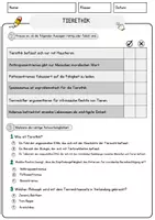Vorschau - Arbeitsblätter - Tierethik Arbeitsblätter mit Fragen + Lösungen Religion Leseverstehen und Wortschatz - Seite 2