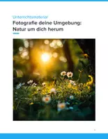 Vorschau - Unterrichtsreihen - Fotografiere deine Umgebung: Natur um dich herum | Klassen 4–9 - Deckblatt