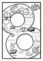 Vorschau - Arbeitsblätter - All about me Year Klasse 8 Steckbrief Englisch - Seite 2