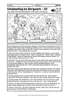 Vorschau - Arbeitsblätter - Lesen Hören Malen HERBST Schulausflug ins Bergwerk - Seite 2