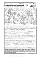 Vorschau - Arbeitsblätter - Lesen Hören Malen HERBST Schulausflug ins Bergwerk - Seite 3