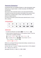 Vorschau - Arbeitsblätter - Römische Zahlzeichen! - Seite 1