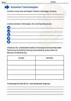 Vorschau - Arbeitsblätter - Materialpaket Mensch und Technik / Behinderung (Arbeitsblätter) - Seite 2