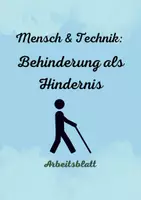 Vorschau - Arbeitsblätter - Behinderung als Hindernis? - Arbeitsblatt Ehtik - Deckblatt