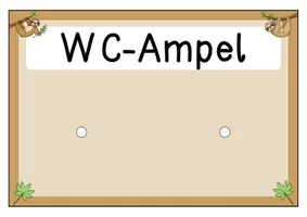 Vorschau - Poster - WC-Ampel / WC-Schilder - Faultierklasse - Seite 2