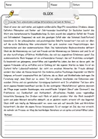 Vorschau - Arbeitsblätter - Glück Arbeitsblätter mit Fragen + Lösungen Religion Lesetext - Seite 1