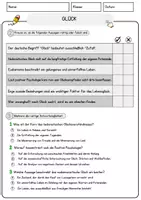 Vorschau - Arbeitsblätter - Glück Arbeitsblätter mit Fragen + Lösungen Religion Lesetext - Seite 2