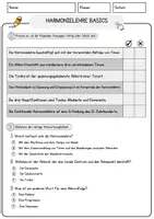 Vorschau - Arbeitsblätter - Harmonielehre Basics Arbeitsblätter mit Fragen + Lösungen Leseverstehen und Wortschatz - Seite 2