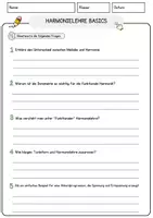 Vorschau - Arbeitsblätter - Harmonielehre Basics Arbeitsblätter mit Fragen + Lösungen Leseverstehen und Wortschatz - Seite 3