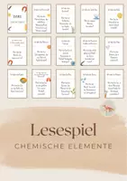 Vorschau - Spiele - 10 Chemische Elemente - Lesespiel - Deckblatt