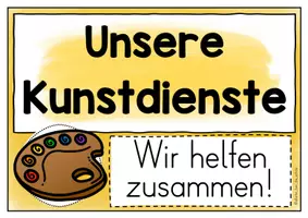 Vorschau - Poster - Kunstdienste für die Organisation im Kunstunterricht - Seite 1