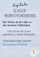 Vorschau - Lehrpläne/Lehrermaterial - digitale Schülerbeobachtungsbögen - hellblau - Seite 2
