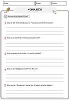 Vorschau - Arbeitsblätter - Kommunion Arbeitsblätter mit Fragen + Lösungen Religion Leseverstehen und Wortschatz - Seite 3