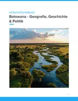 Vorschau - Unterrichtsreihen - Botswana – Geografie, Geschichte & Politik | Unterrichtsmaterial für Klasse 7–13 - Deckblatt