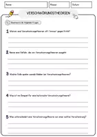 Vorschau - Arbeitsblätter - Verschwoerungstheorien Arbeitsblätter mit Fragen + Lösungen Religion Leseverstehen und Wortschatz - Seite 3