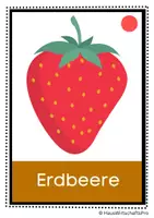 Vorschau - Poster - Obst: Wort und Bild und Karten - Seite 1