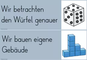 Vorschau - Poster - Würfelbaumeister - Reihentransparenz Klasse 2-3 - Seite 2