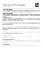 Aperçu - Feuilles d'exercices - L'État américain du New Hampshire - Page 1