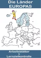 Vorschau - Arbeitsblätter - Die Länder Europas - Deckblatt