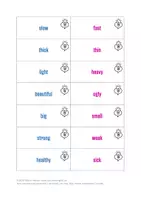 Vorschau - Spiele - Adjective Opposites - Antonyms Matching Activity - Seite 2