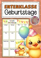 Vorschau - Poster - Entenklasse Geburtstagskalender - Deckblatt