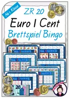 Vorschau - Spiele - Bingo Brettspiel EURO & CENT ZR 20 - Deckblatt