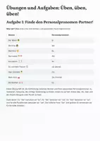 Vorschau - Arbeitsblätter - Simple Present Deutsch: (A1): Wer spricht, liest, macht? - Seite 3