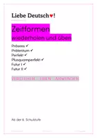 Vorschau - Stundenentwürfe - Alle sechs Zeitformen wiederholen und festigen - Deckblatt