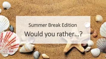 Vorschau - Spiele - Would You Rather: Summer Edition (PowerPoint) (Schulstart) - Seite 1