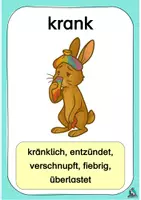 Vorschau - Poster - KOSTENLOSER AUSZUG: Adjektive: Gesundheit – Wortfelder & Gegenteile - Seite 3