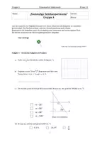 Vorschau - Klassenarbeiten - Klassenarbeit 10 Zweistufige Zufallsexperimente (2 Gr., docx) - Deckblatt