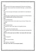 Vorschau - Arbeitsblätter - Lesetheater / Rollenspiel im Herbst: Leseförderung durch betontes Vorlesen (Geheimnis des Kastanienbaums, 3.-5. Klasse, DaZ-geeignet) - Seite 1